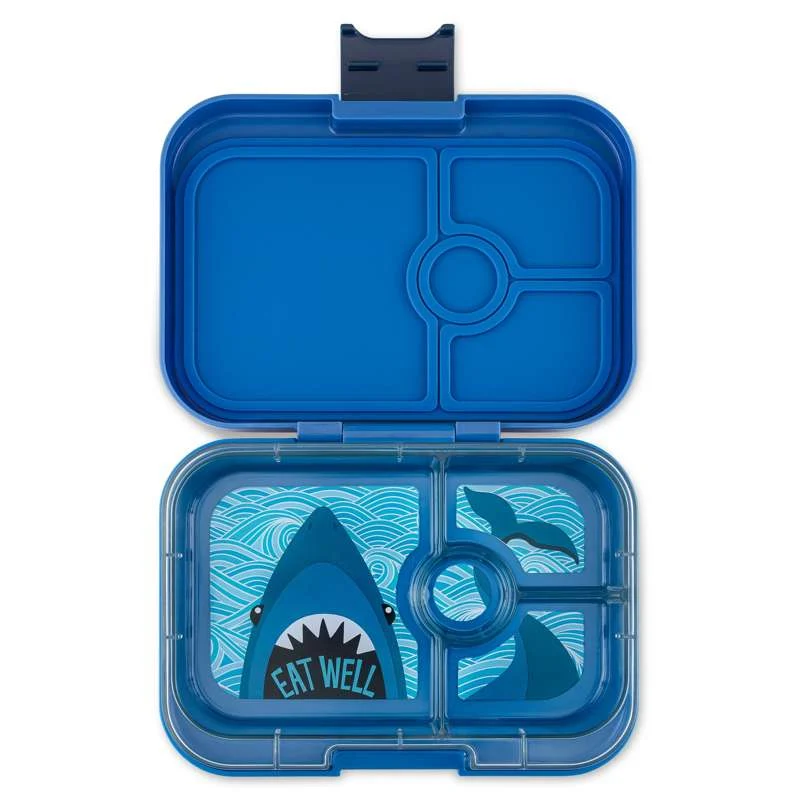 Yumbox Kutija za ručak - Panino - 4 odjeljka - Surf Blue/Shark