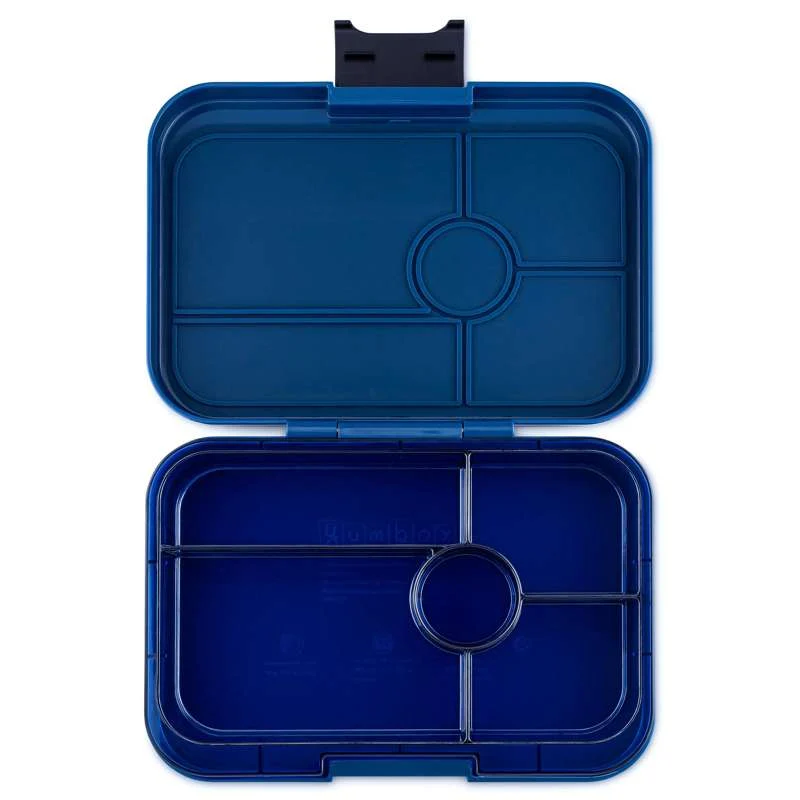 Yumbox Kutija za ručak - Tapas XL - 5 odjeljaka - Monte Carlo Plava/Mornarica Prozirna