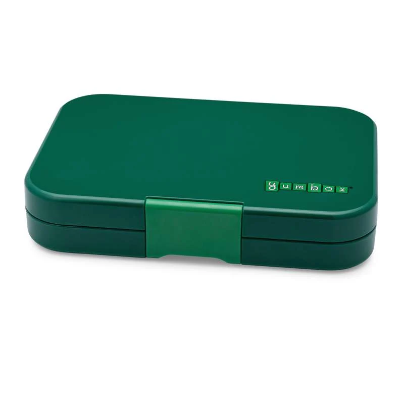 Yumbox Kutija za užinu bez uloška - Tapas XL - za 4 ili 5 odjeljaka - Greenwich Green