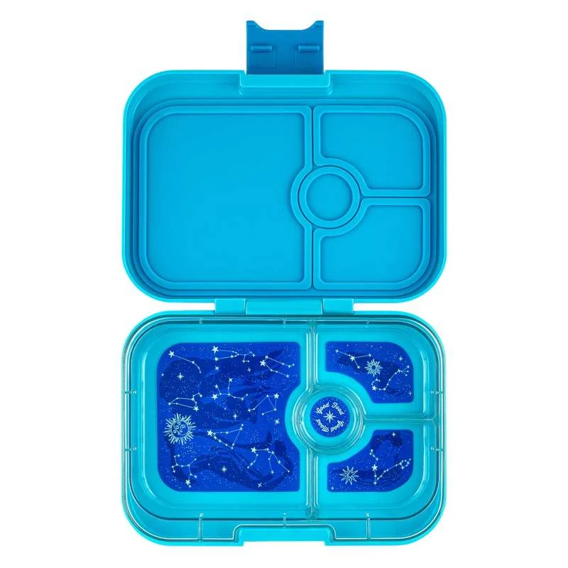 Yumbox Kutija za užinu - Panino - 4 odjeljka - Luna Aqua/Zodiac