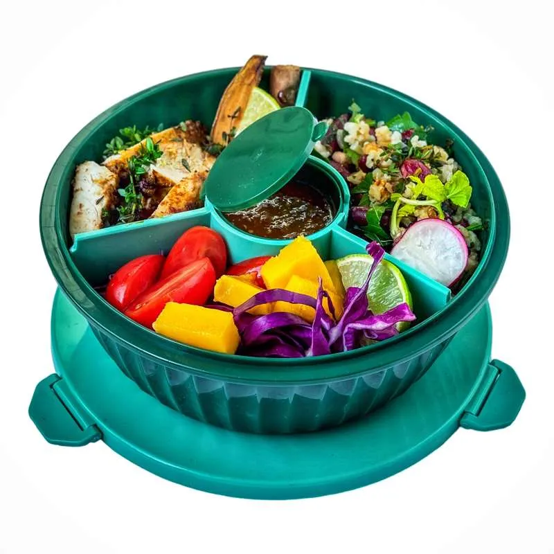 Yumbox Kutija za užinu - Poke Love Bowl - 4 odjeljka - Kale Green