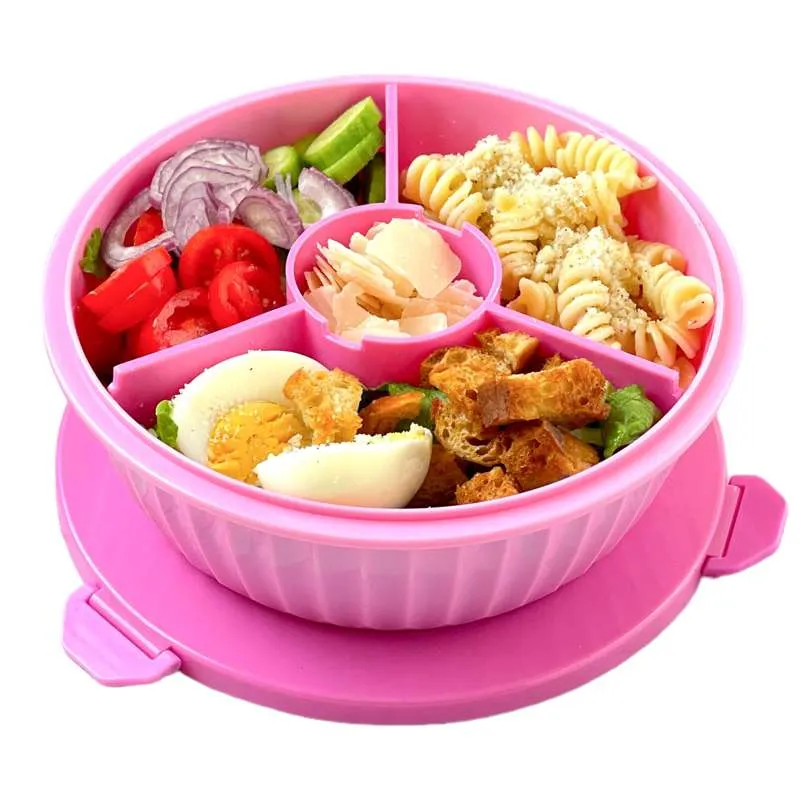 Yumbox Kutija za užinu - Poke Love Bowl - 4 odjeljka - Guava Pink