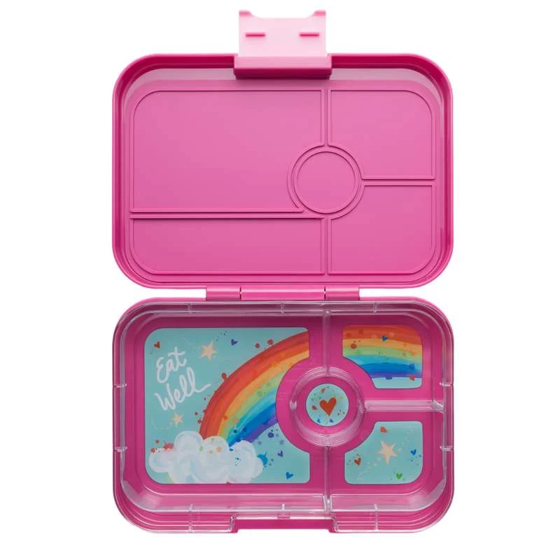 Yumbox Kutija za užinu - Tapas XL - 4 odjeljka - Mailbu Purple/Rainbow