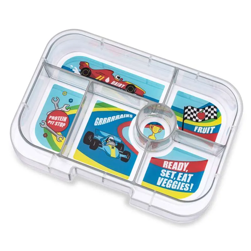 Yumbox Poslužavnik - Originalni pladanj - 6 pregrada - Trkaći automobili