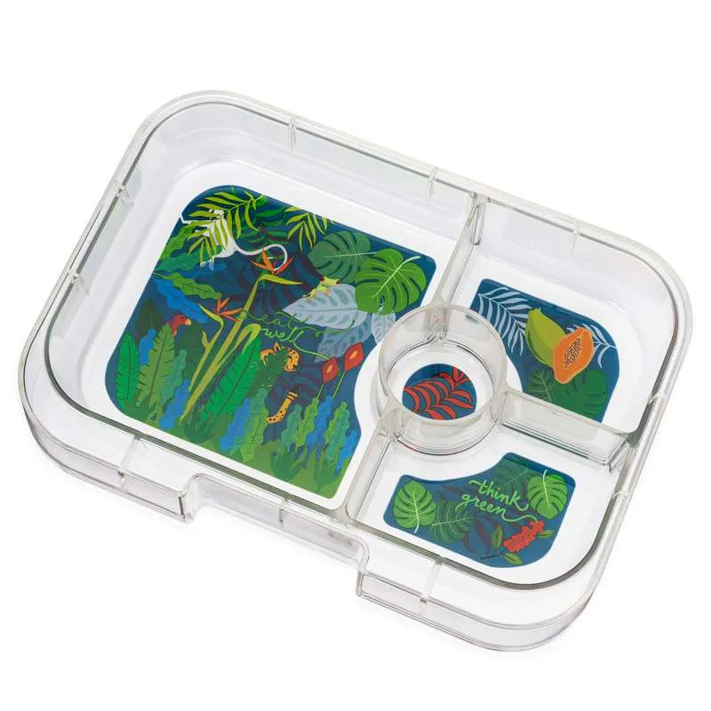 Yumbox Poslužavnik - Panino pladanj - 4 odjeljka - Džungla