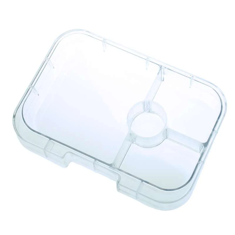 Yumbox Poslužavnik - Panino poslužavnik - 4 odjeljka - Prozirno