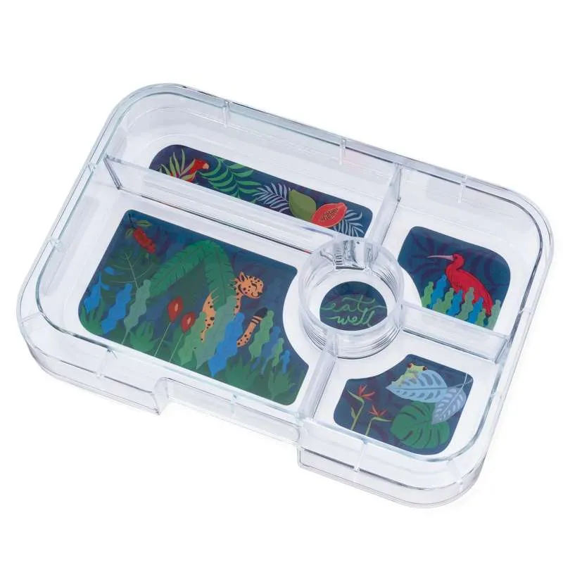 Yumbox Poslužavnik - Tapas pladanj - 5 odjeljaka - Džungla