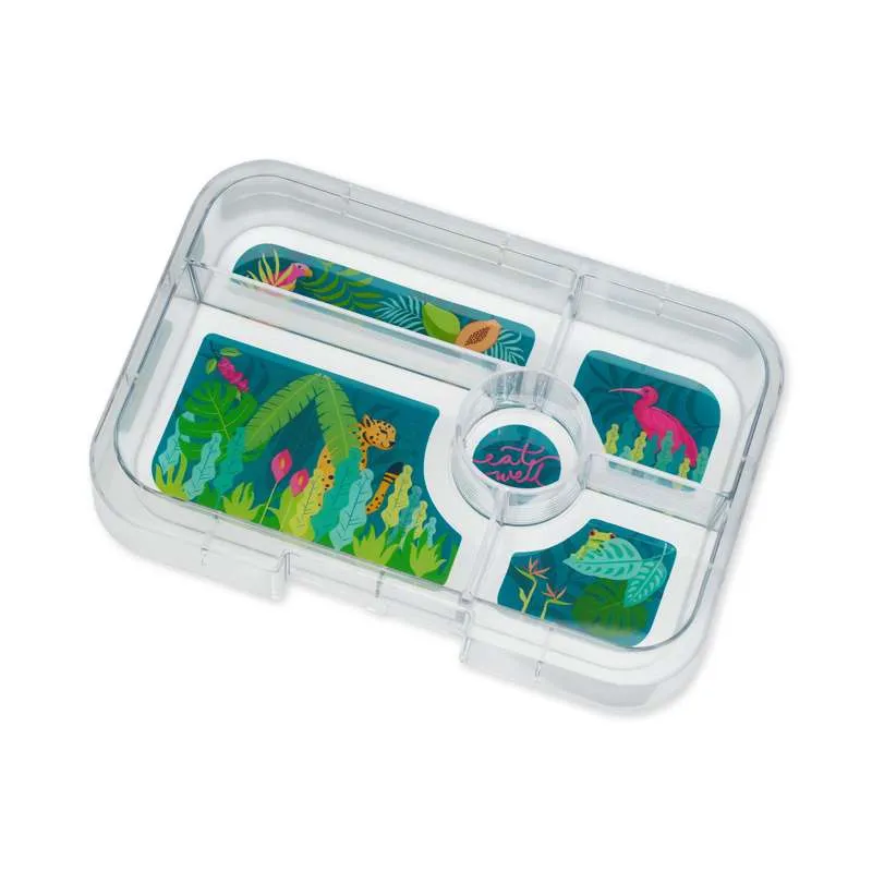 Yumbox Poslužavnik - Tapas pladanj - 5 odjeljaka - Džungla Pastel