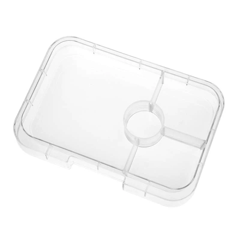 Yumbox Poslužavnik - Tapas pladanj - 4 odjeljka - Prozirno