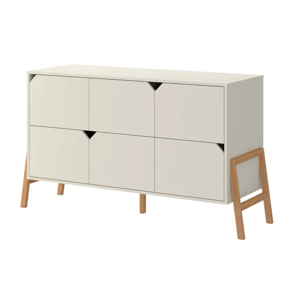 Bellamy Lotta komoda s 6 ladica, latte