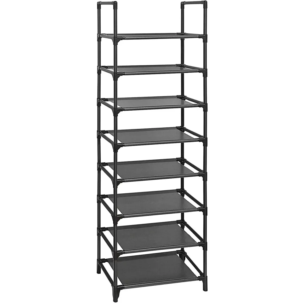 Stalak za 16-20 pari cipela, višenamjenski organizator, 46x28x145cm, crni| SONGMICS
