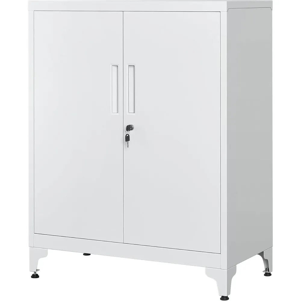 Ormar za dokumente, 40 x 80 x 90 cm, mat sive boje | SONGMICS