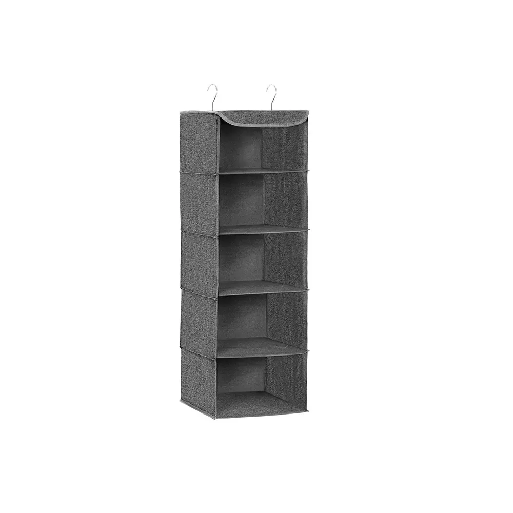 Organizator za odjeću u ormaru 30 x 90 x 30 cm, sivi