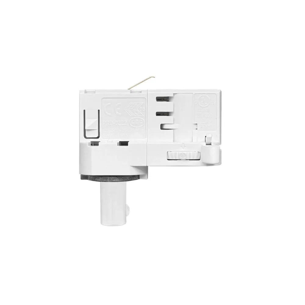 Adapter Powergear bijeli za trofaznu šinu - za ovjes