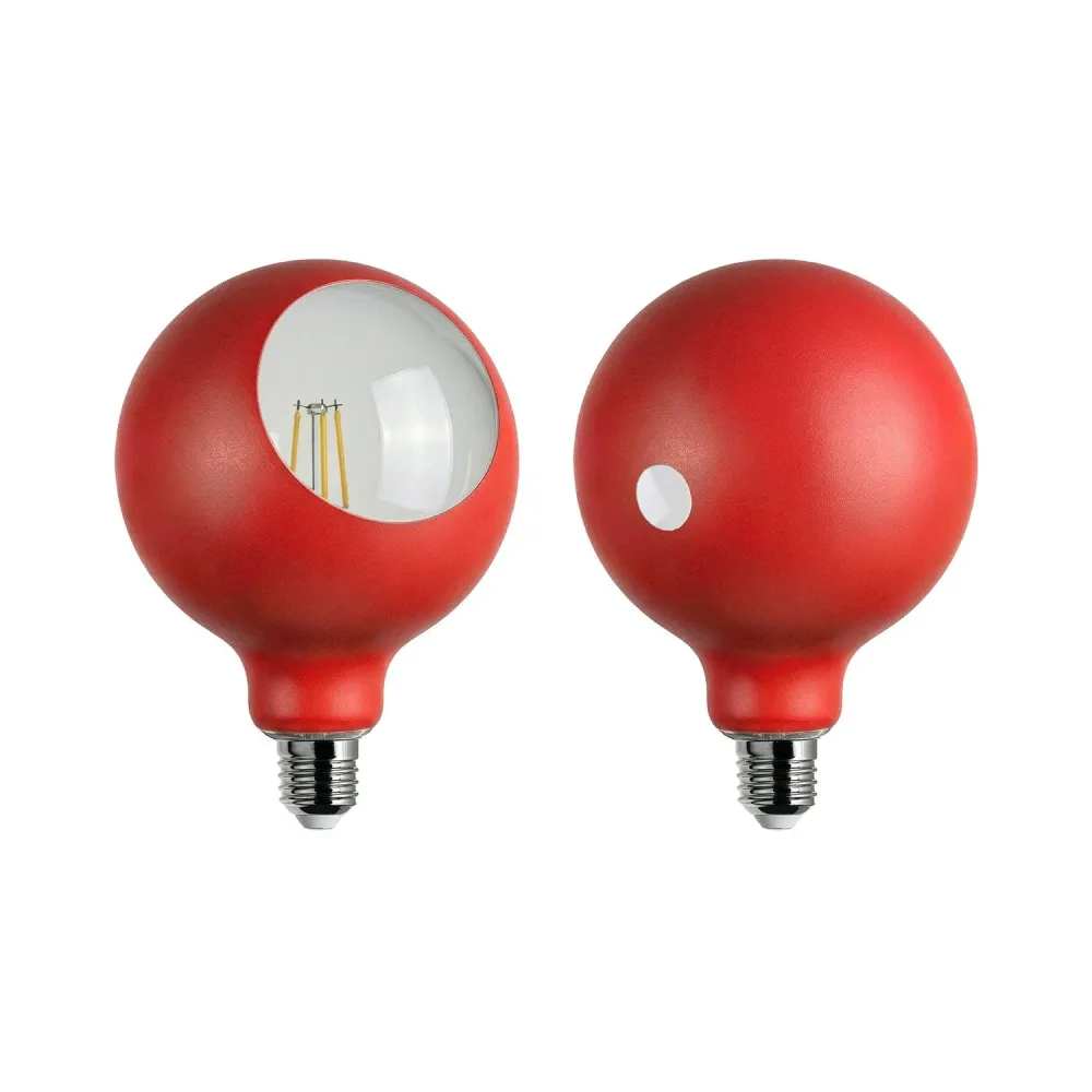 Žarulja LED Camo G125 4,8W 806Lm E27 2700K prigušiva - crvena