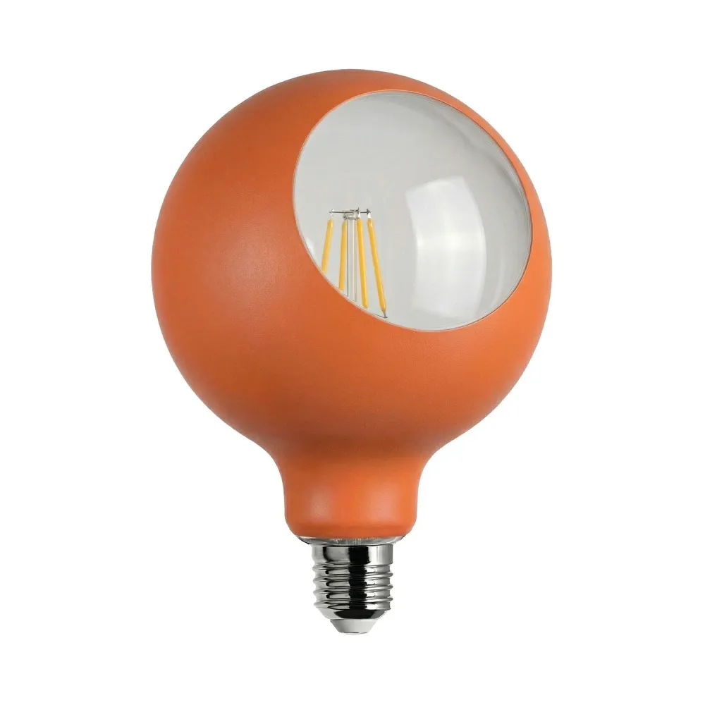 Žarulja LED Camo G125 4,8W 806Lm E27 2700K prigušiva - Narančasta