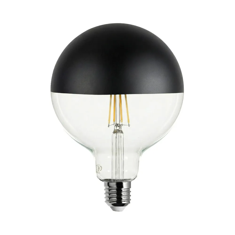 Žarulja LED Maria G125 4,8W 806Lm E27 2700K prigušiva - Crna