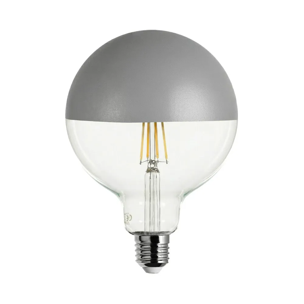 Žarulja LED Maria G125 4,8W 806Lm E27 2700K Dimmable - Siva