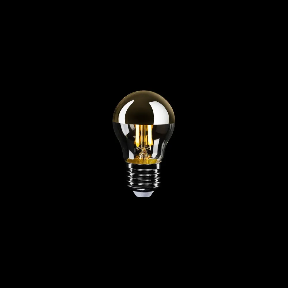 Žarulja LED Mezza Sfera Oro Mini Globo G45 4,8W 380Lm E27 2700K Dimmerabile - A13