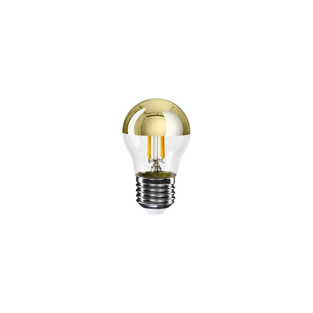 Žarulja LED Mezza Sfera Oro Mini Globo G45 4,8W 380Lm E27 2700K Dimmerabile - A13