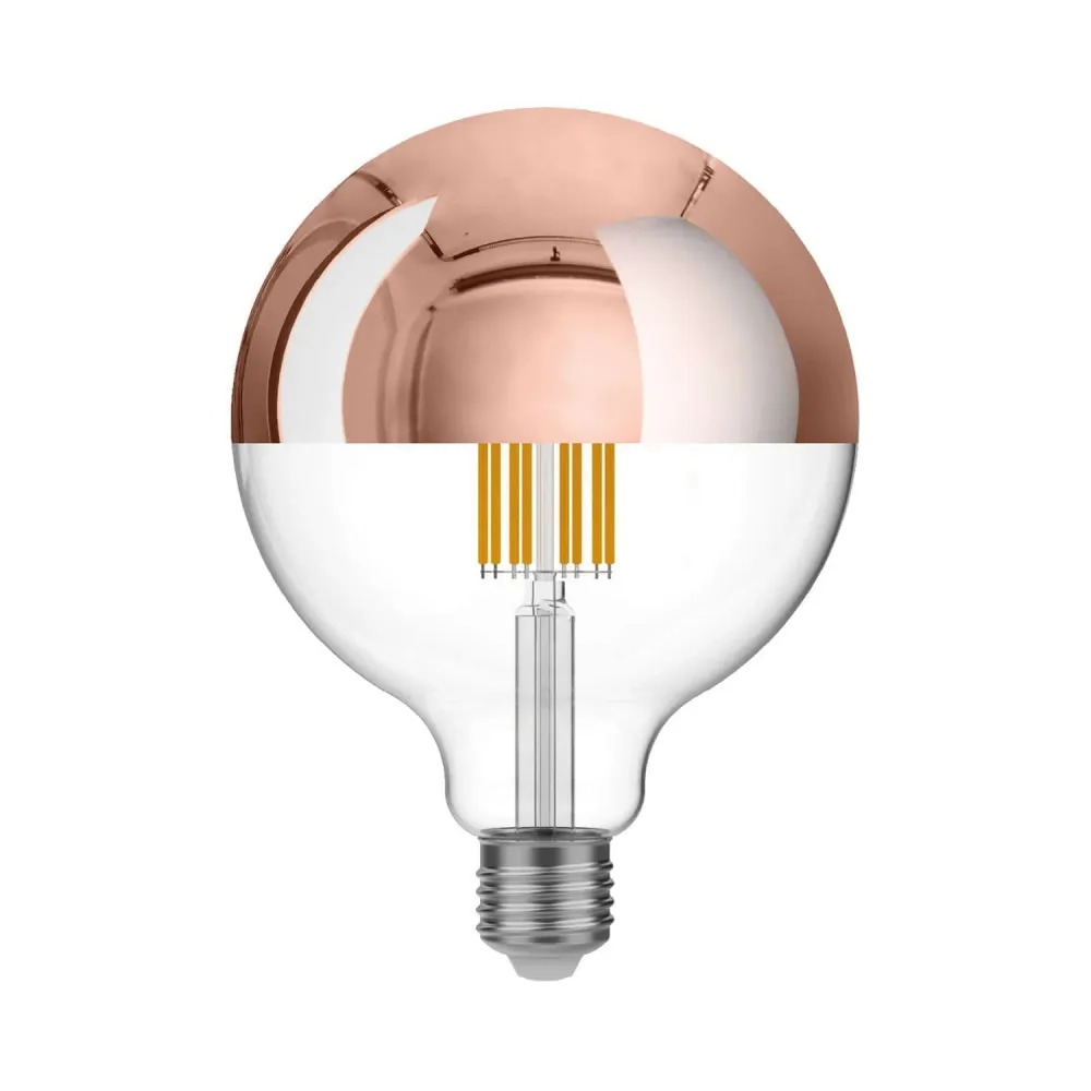 Žarulja LED Polukugla Bakar Globo G125 7W 650Lm E27 2700K Prigušiva - A25