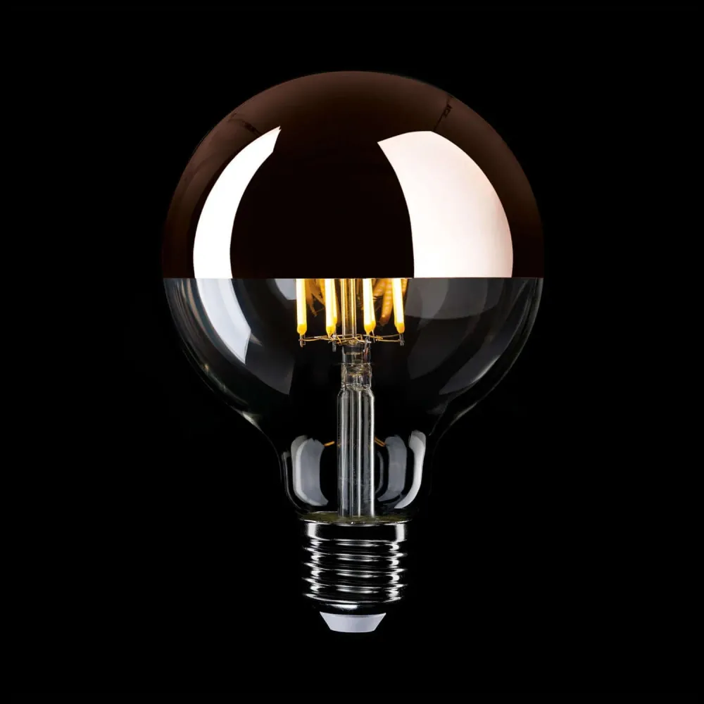 Žarulja LED Polukugla Bakar Globo G125 7W 650Lm E27 2700K Prigušiva - A25