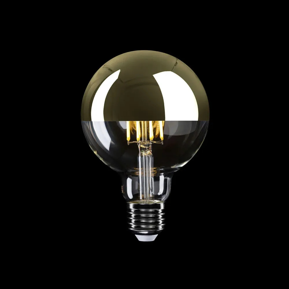 Žarulja LED Polukugla Zlatna Globe G95 7W 650Lm E27 2700K Prigušiva - A14