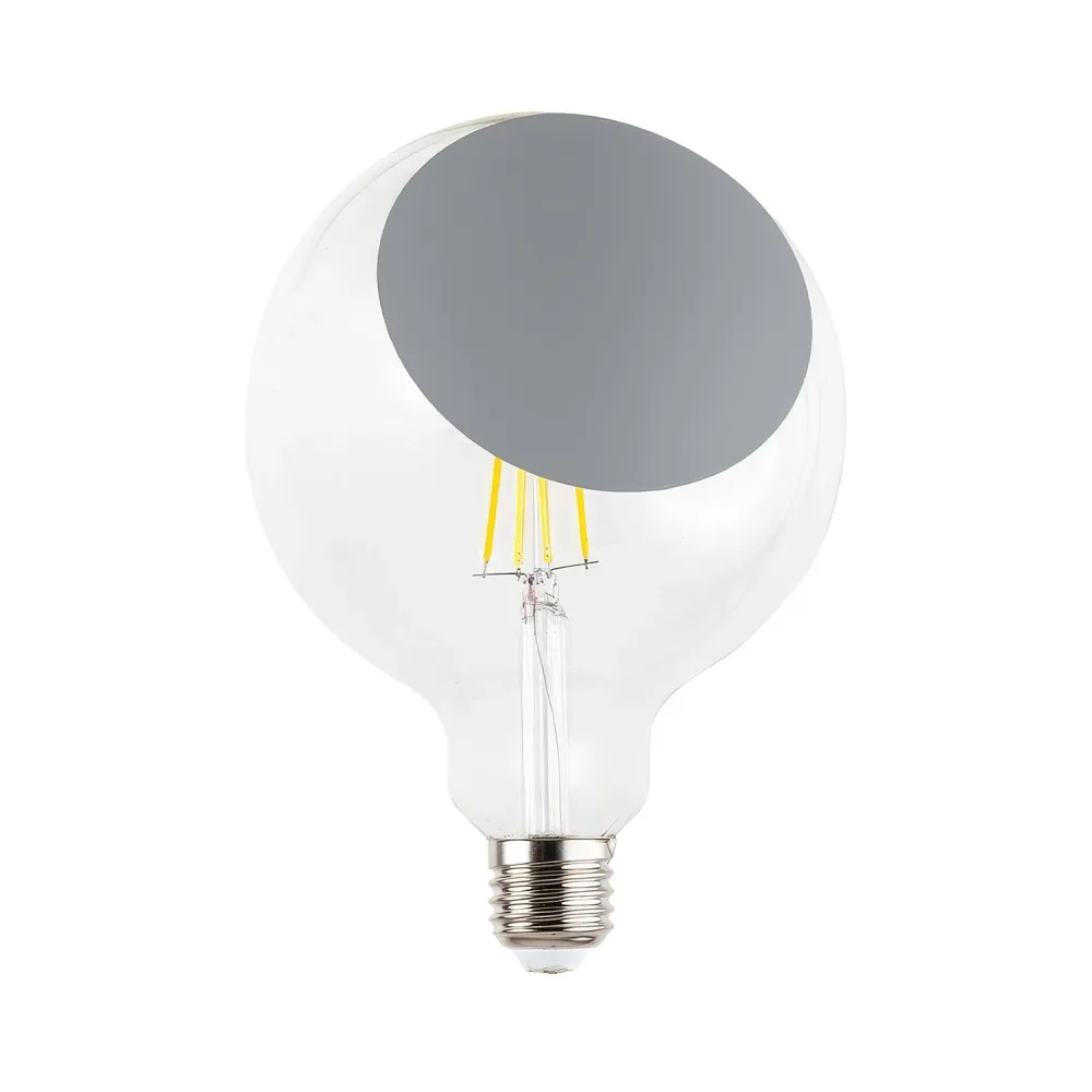 Žarulja LED Sofia G125 4,8W 806Lm E27 2700K Dimmable - Siva