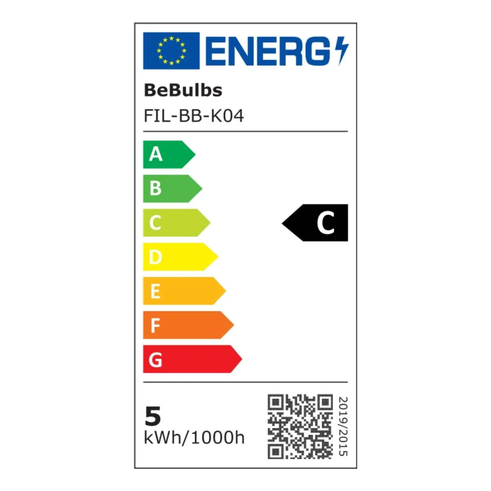 Žarulja LED Sofia G125 4,8W 806Lm E27 2700K Dimmable - Siva