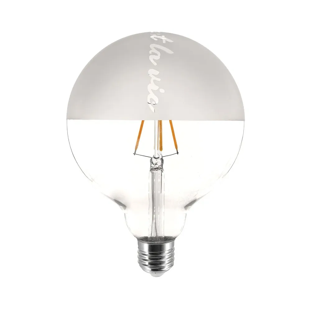 Žarulja LED Tattoo "C'Est La Vie" G125 4,5W 470Lm E27 2700K prigušiva