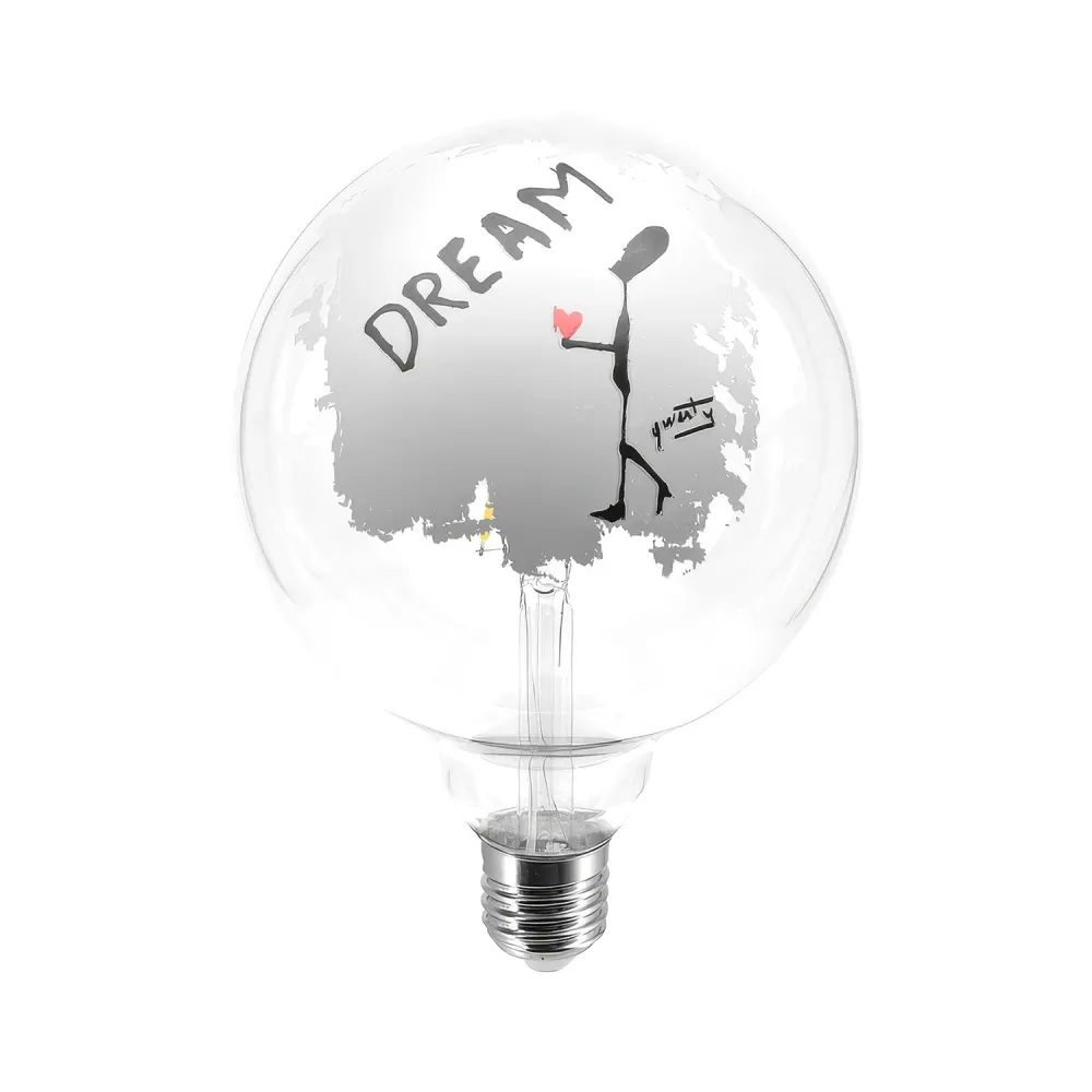 Žarulja LED Tattoo Dream G125 4,5W 470Lm E27 2700K može se prigušivati