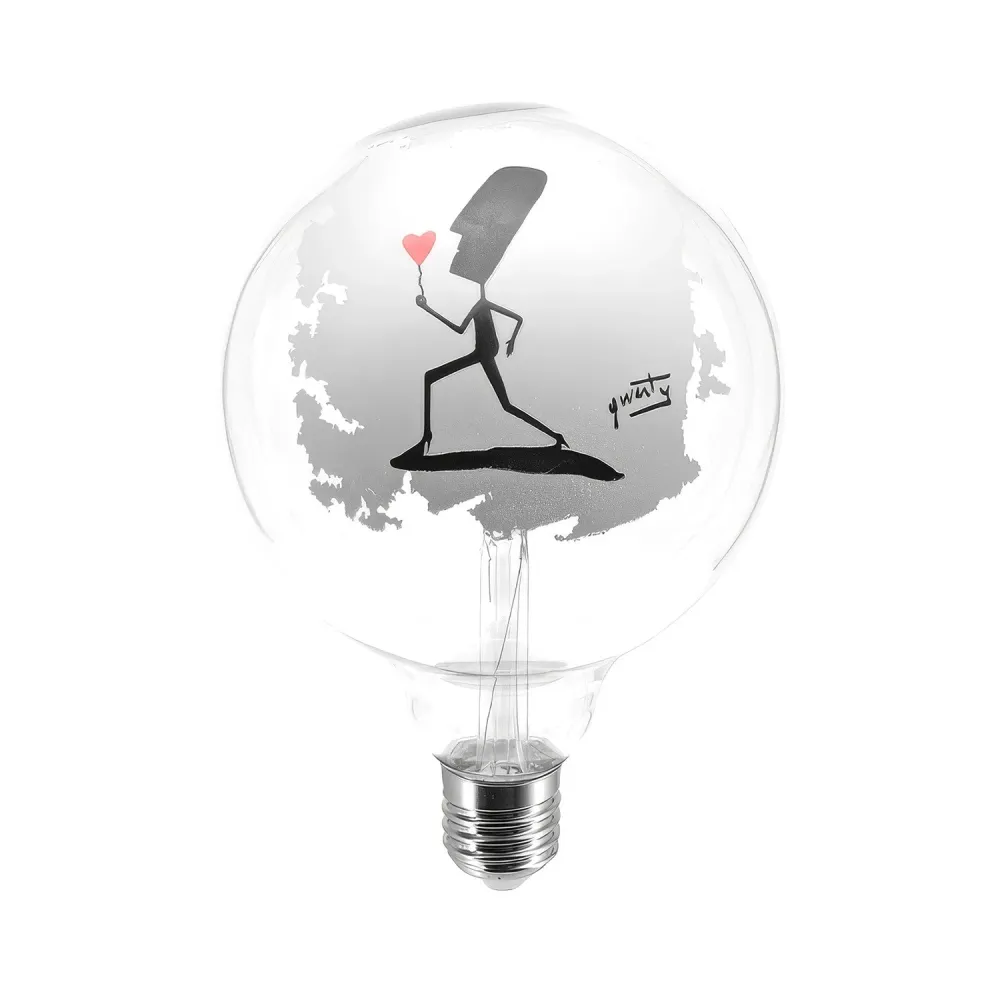 Žarulja LED Tattoo Flower G125 4,5W 470Lm E27 2700K Dimmable