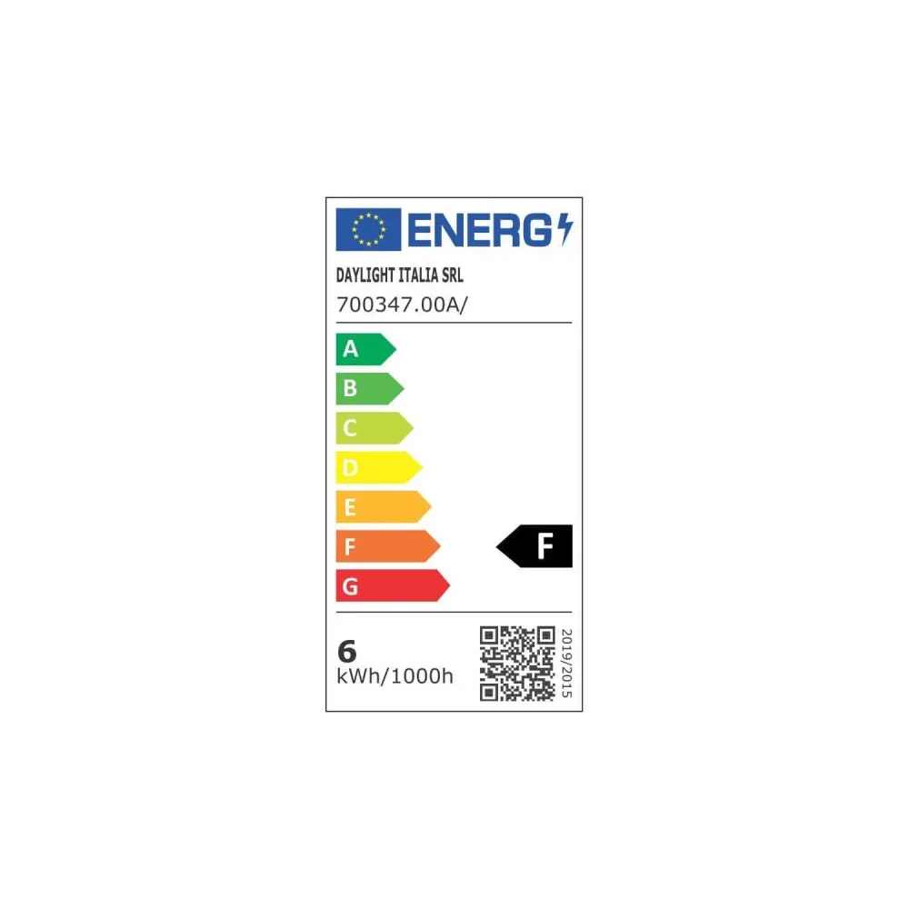 Žarulja LED White Frosted DASH D170 filament twisted 6W 570Lm E27 2700K Dimmable