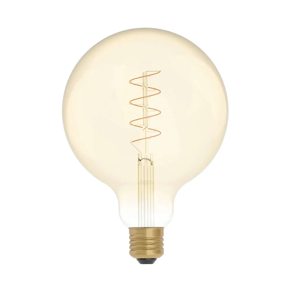 Žarulja LED Zlatna Carbon Line spiralni filament Globo G125 4W 250Lm E27 1800K Prigušiva - C07
