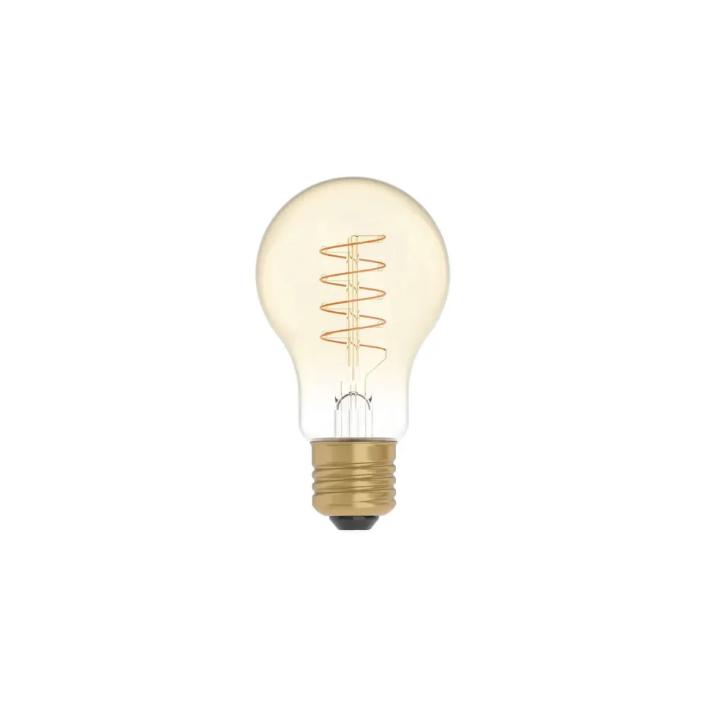 Žarulja LED Zlatna Carbon Line spiralni filament Goccia A60 4W 250Lm E27 1800K Prigušiva - C03