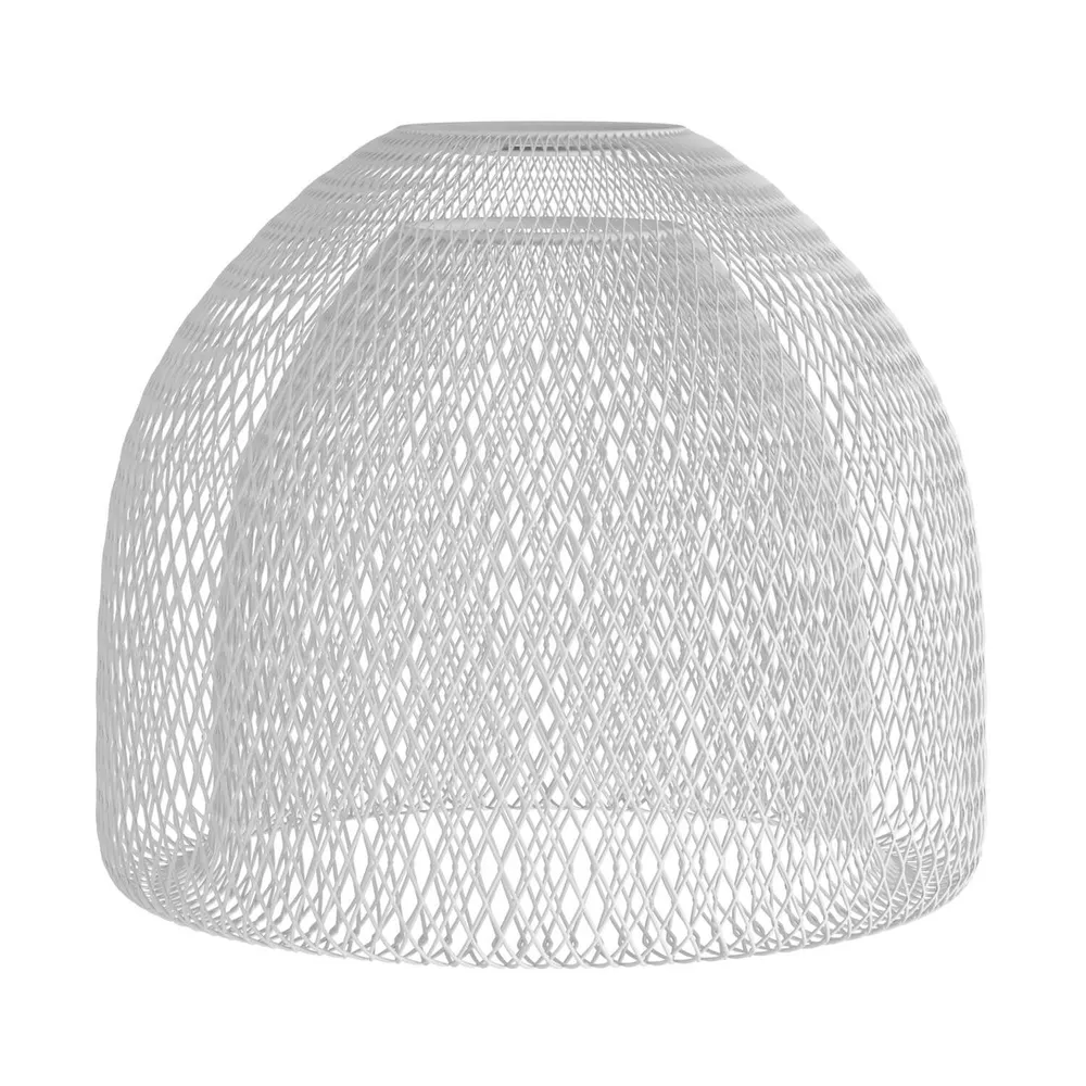Žičana sjenilo GhostBell XL od metala s E27 grlom - Bijelo
