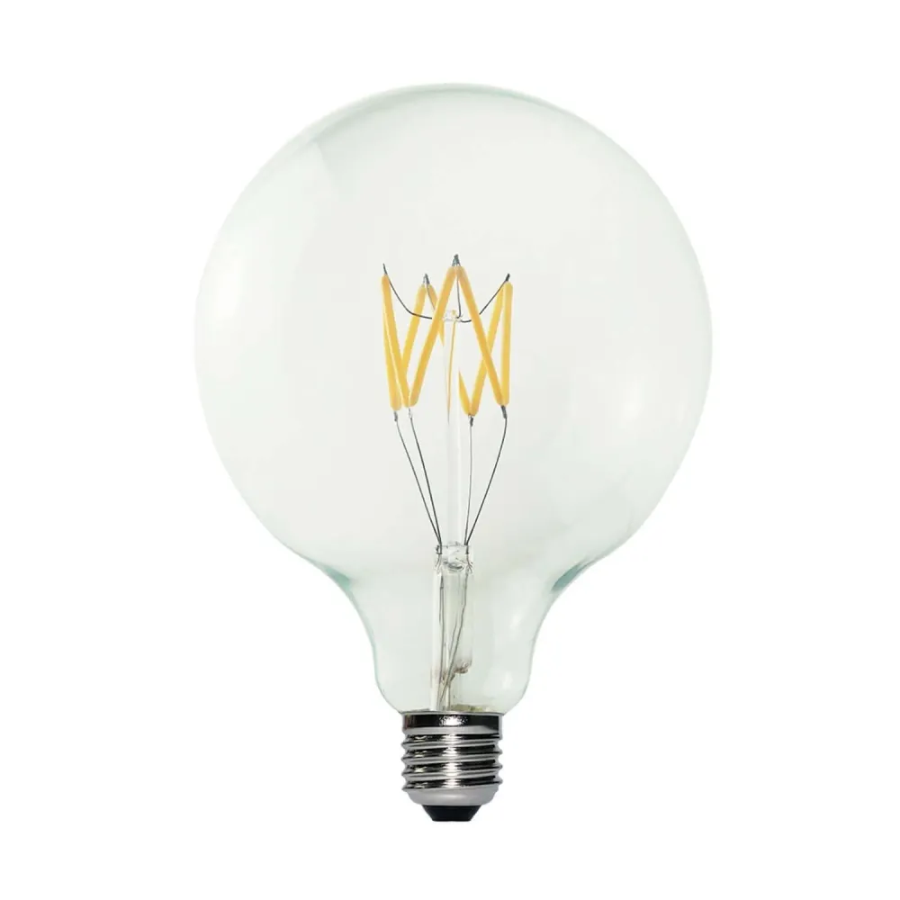 LED žarulja prozirna Linea 5V kratki filament Globo G125 1,3W 110Lm E27 2500K prigušiva - B04