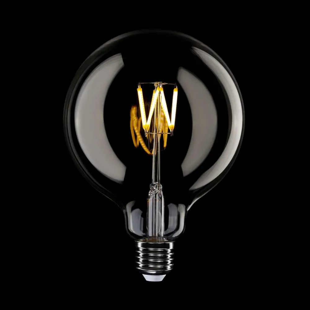 LED žarulja prozirna Linea 5V kratki filament Globo G125 1,3W 110Lm E27 2500K prigušiva - B04