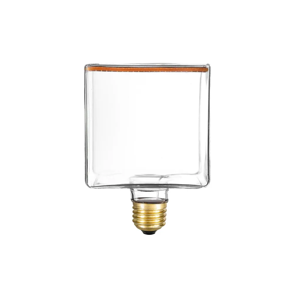 LED Prozirna Sijalica Ghost Line CRI 90 Kocka 5,5W 440Lm E26 120V 2200K Prigušiva - G04