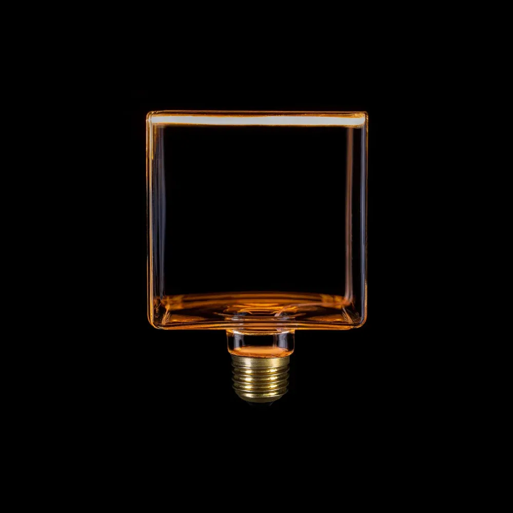 LED Prozirna Sijalica Ghost Line CRI 90 Kocka 5,5W 440Lm E26 120V 2200K Prigušiva - G04