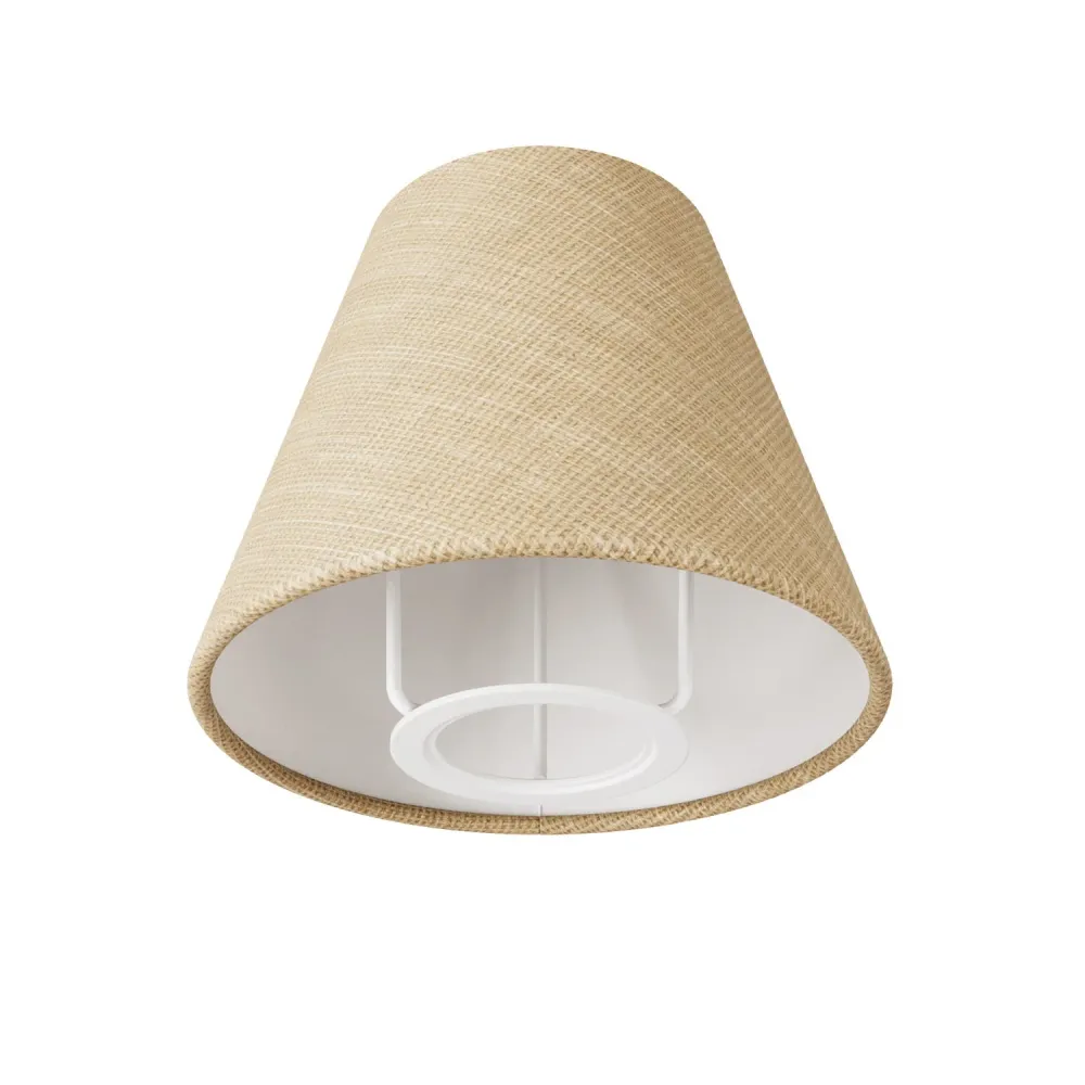 Mini sjenilo Impero s E27 grlom za stolnu lampu ili zidnu lampu - Juta