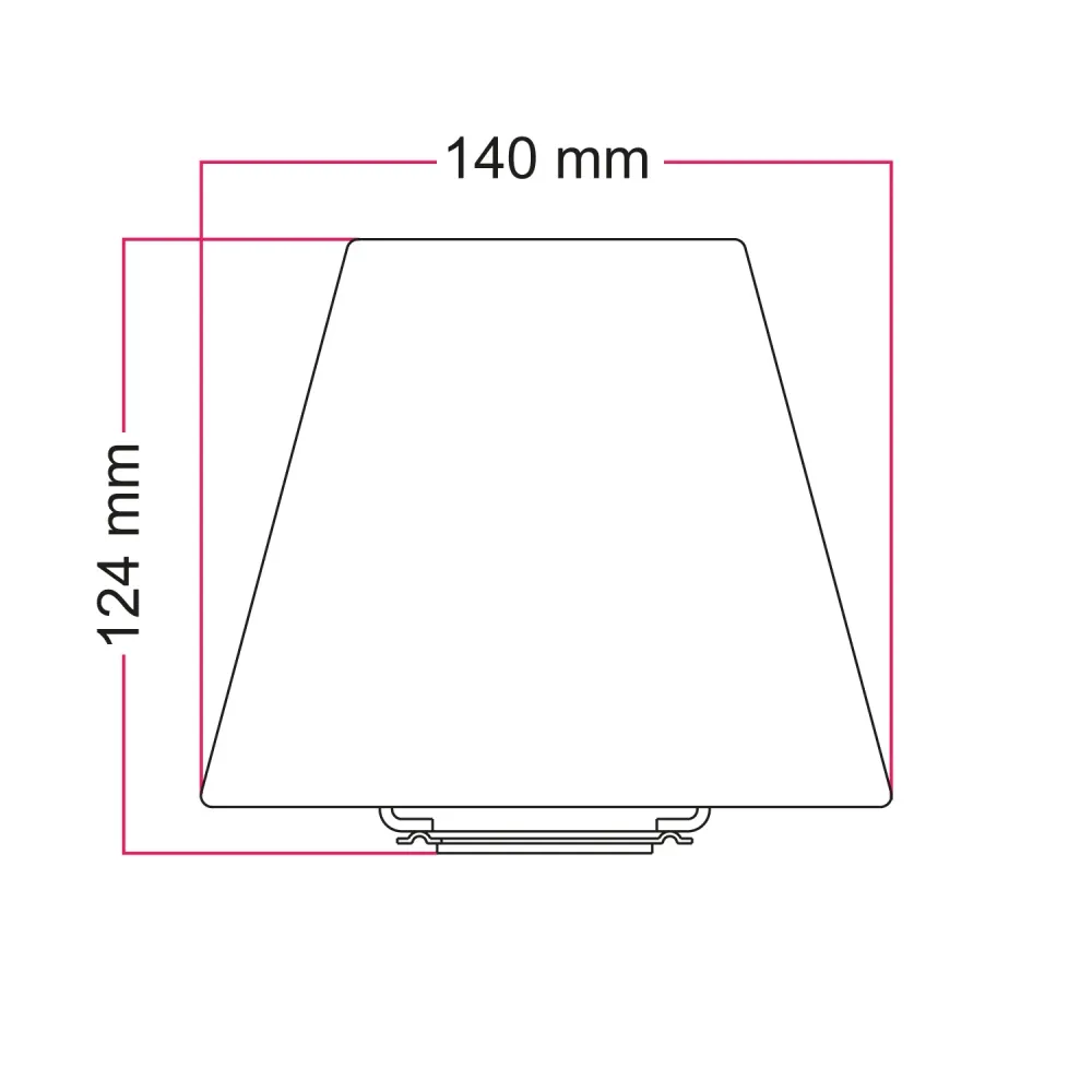 Mini sjenilo Impero s E27 grlom za stolnu lampu ili zidnu lampu - Juta