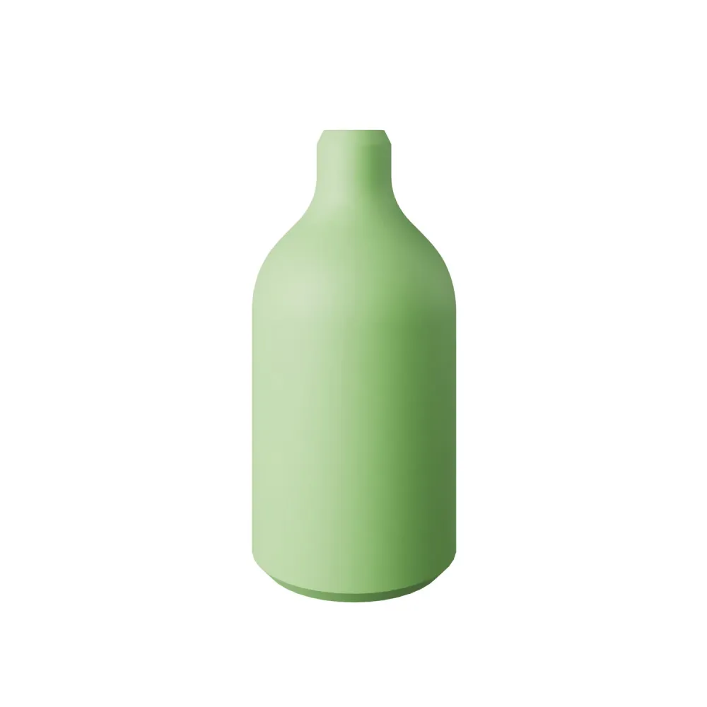 Silikonski E26 set grla sa skrivenom stezaljkom za kabel - Soft green