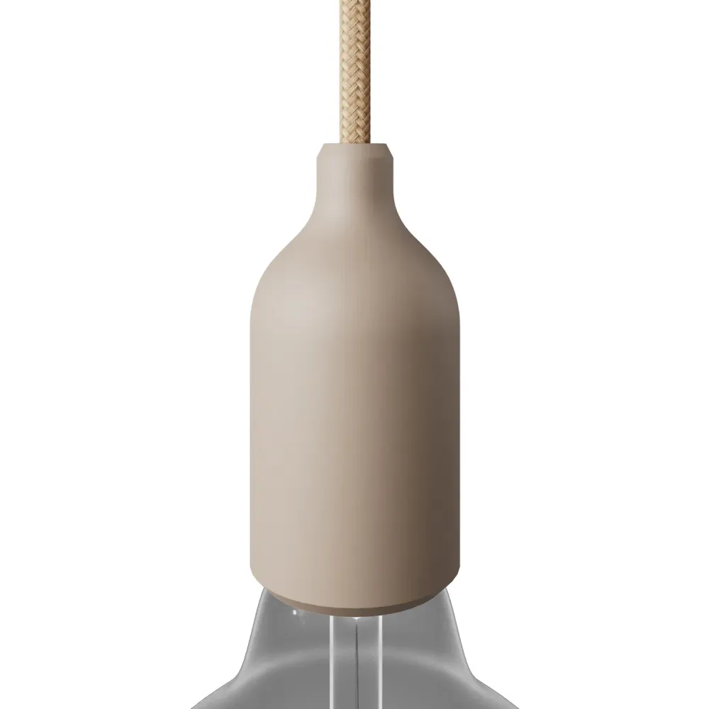 Silikonski E26 set grla sa skrivenom stezaljkom za kabel - Desert Brown