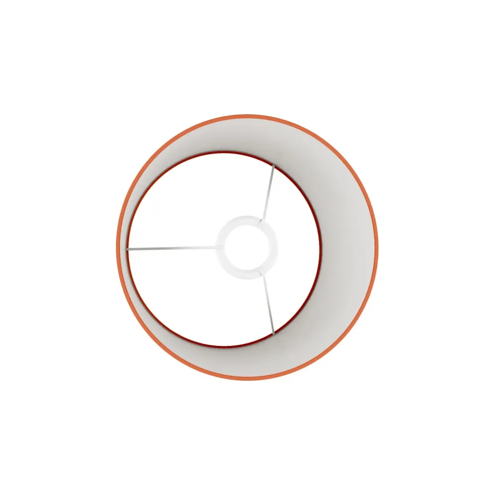 Sjenilo Athena s E27 grlom za stolnu ili podnu lampu - Proizvedeno u Italiji - Cinette Narančasta