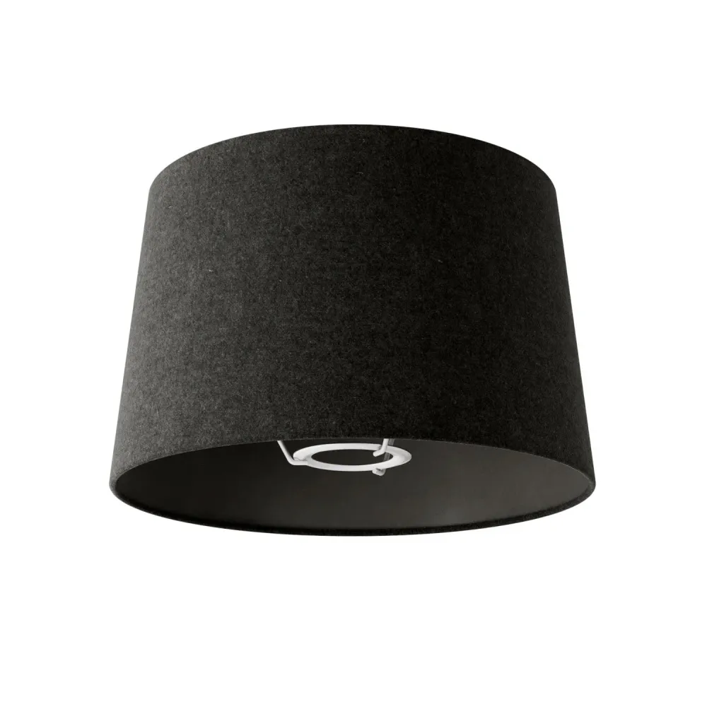 Sjenilo Athena s E27 priključkom za stolnu lampu - Proizvedeno u Italiji - Tamno siva vuna