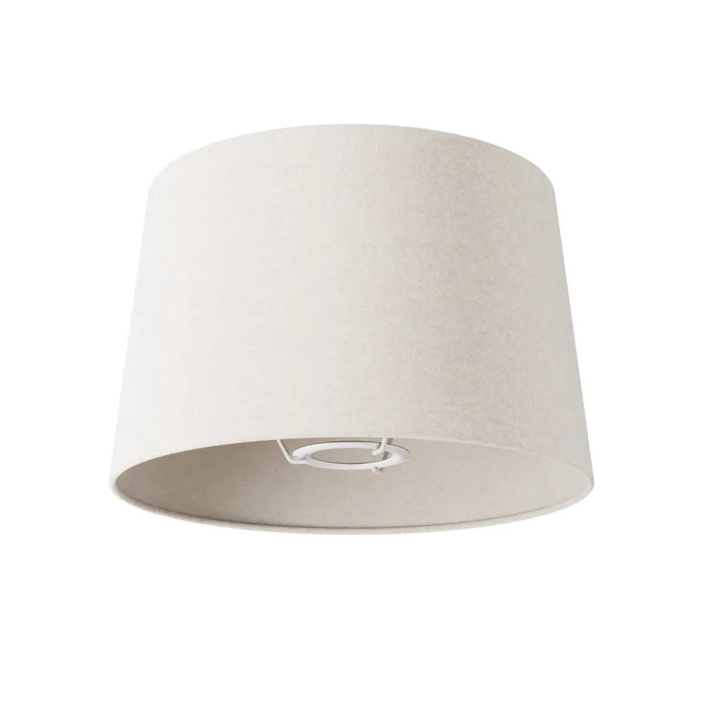 Sjenilo Athena s grlom E27 za stolnu ili podnu lampu - Proizvedeno u Italiji - Vuna Pijesak