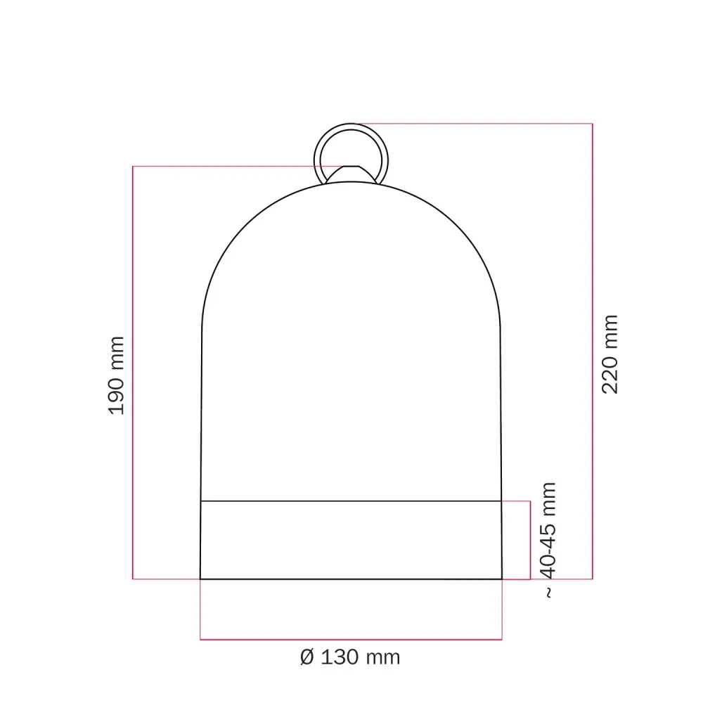 Sjenilo Campana Mini XS dvobojno u keramici Bijela i Kadulja zelena, kolekcija Materia - Made Italy