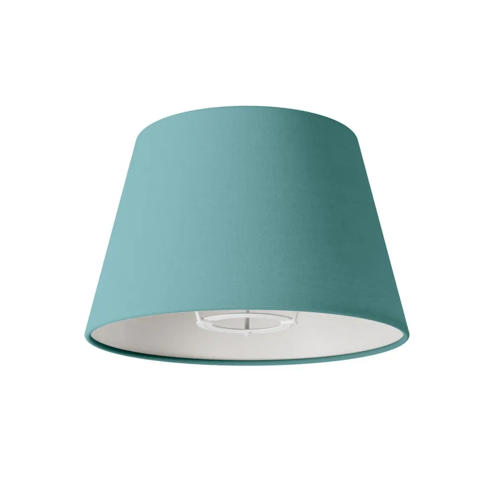Sjenilo Impero S s E27 grlom za stolnu lampu ili zidnu lampu - Proizvedeno u Italiji - Teletta Verde Dubbio