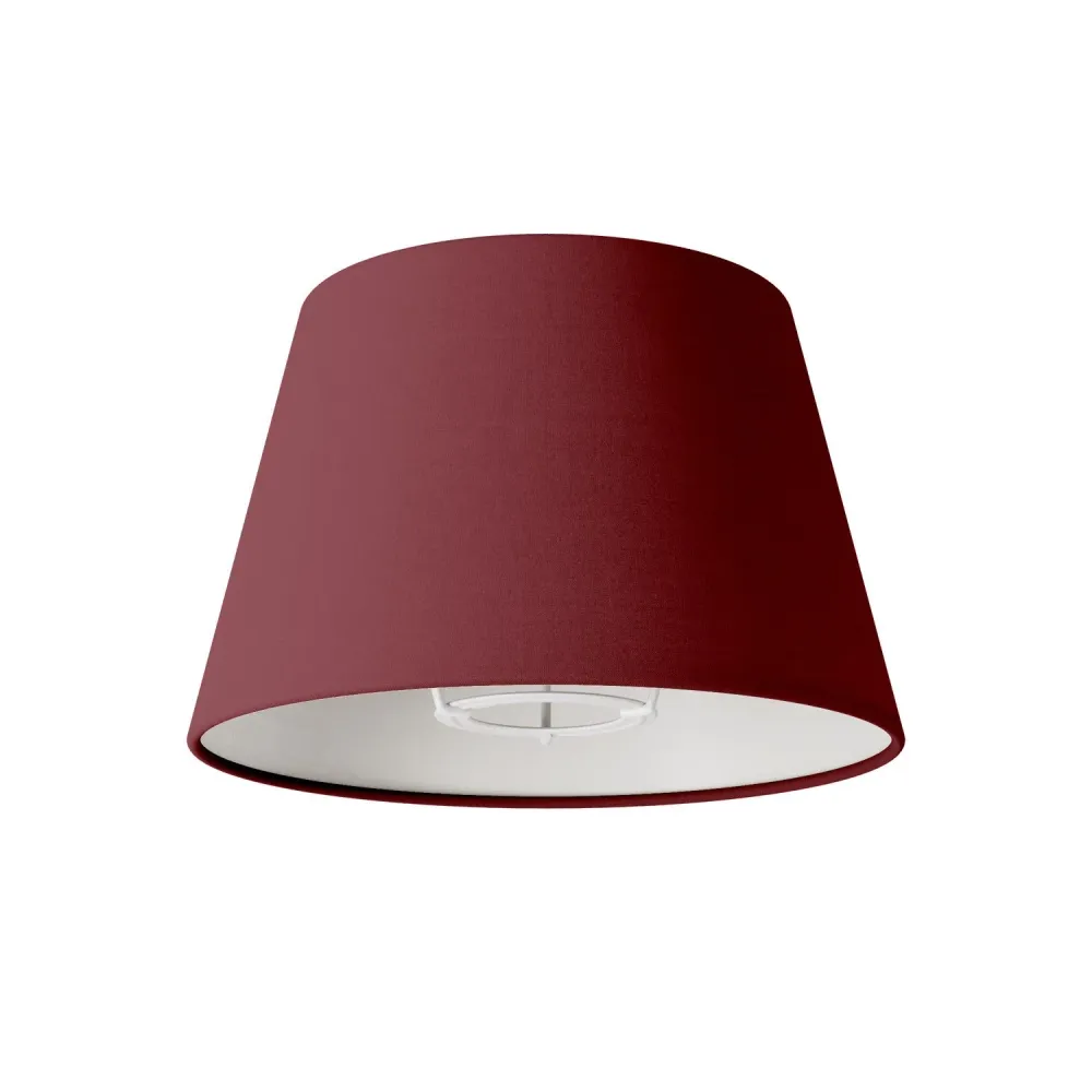 Sjenilo Impero S s priključkom E27 za stolnu lampu ili zidnu lampu - Proizvedeno u Italiji - Arenal Bordeaux